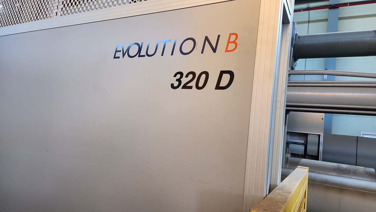 Bühler Evolution B 320 D celulă de turnare sub presiune cu cameră rece Bühler Evolution B 320 D KK1641, folosită