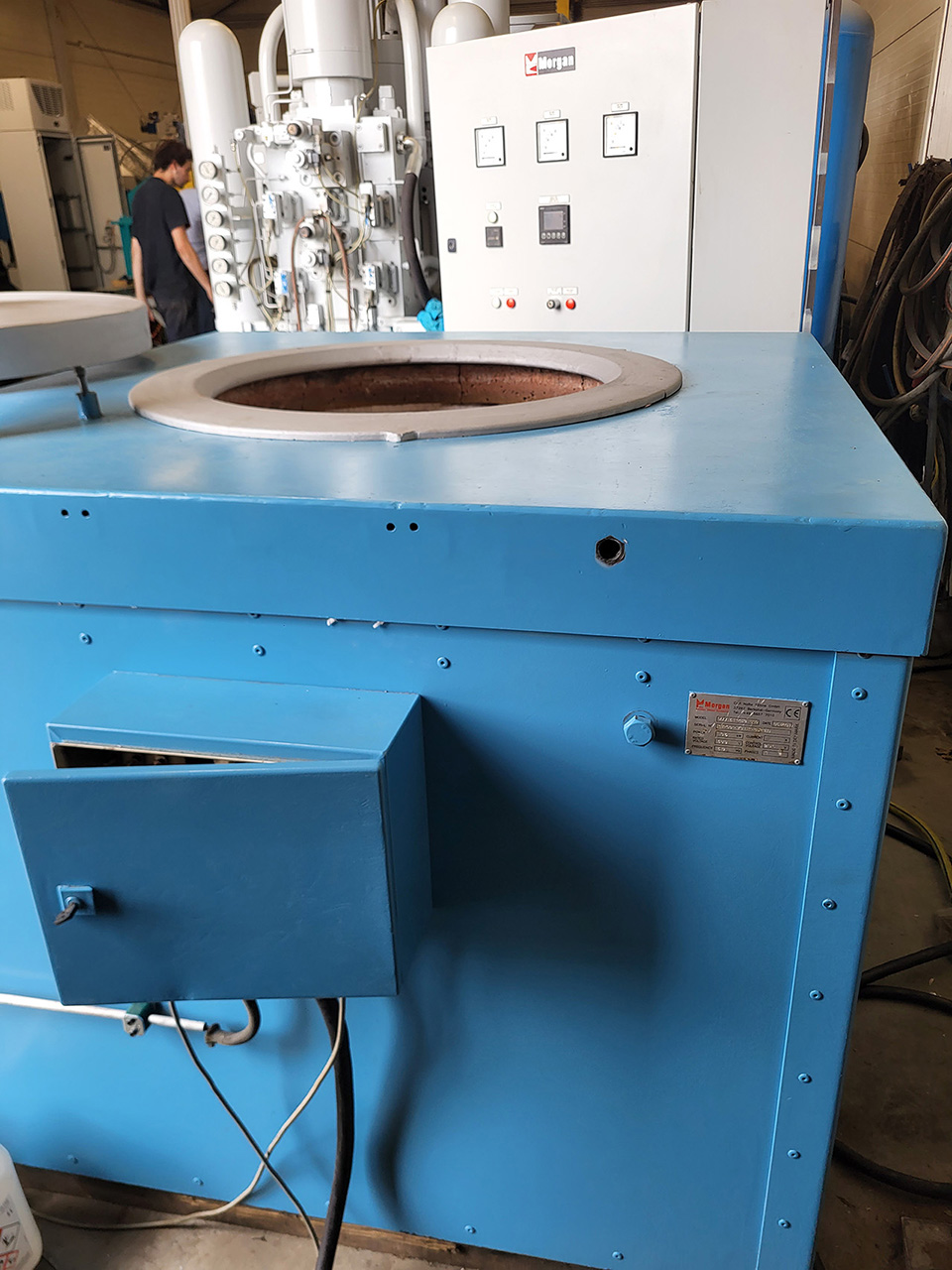 Cuptor cu creuzet MORGAN MKV E ERBO 500 O1804, folosit Cuptor cu creuzet MORGAN MKV E ERBO 500 O1804, folosit