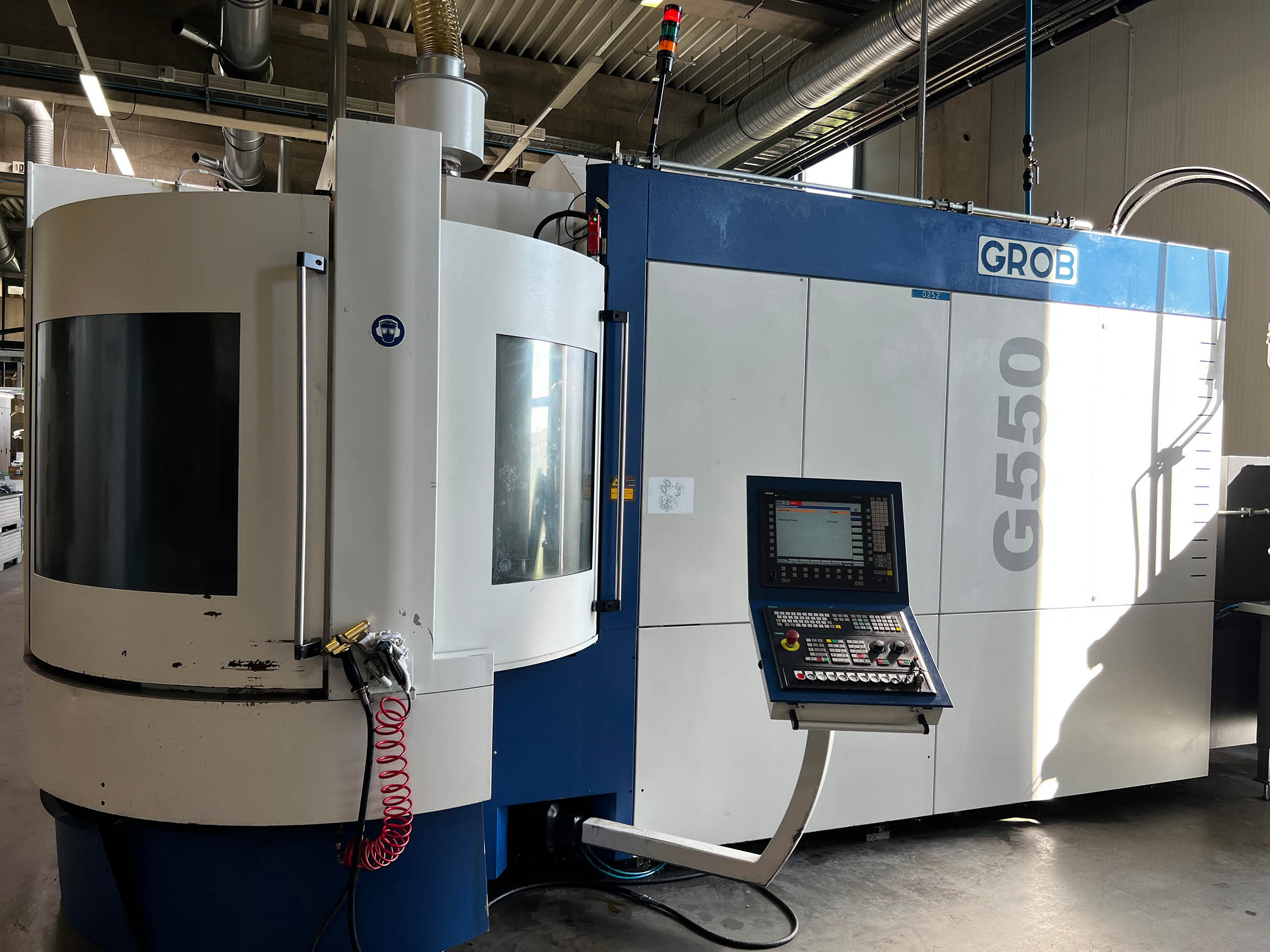 Grob G550 AB 14 K – centru de prelucrare universal cu 5 axe BA2357, second-hand