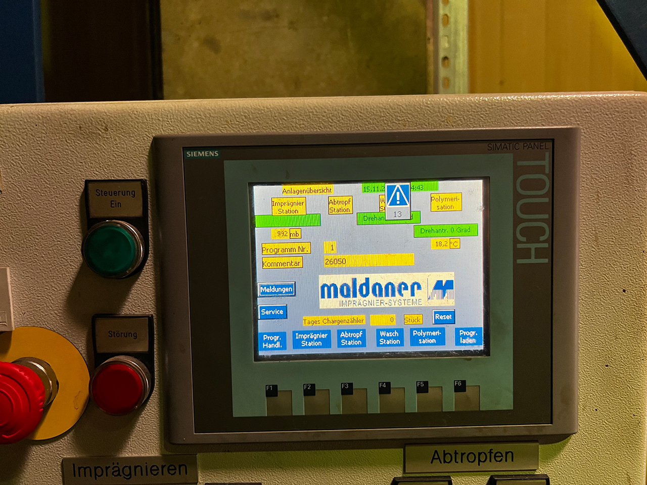 Maldaner 950-1 - Instalație de impregnare manuală ZU2229, folosită Maldaner 950-1 - Instalație de impregnare manuală ZU2229, folosită