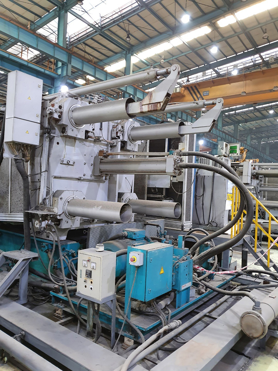 Mașină de turnare sub presiune cu cameră rece Bühler Evolution 140 D KK1650, utilizată Mașină de turnare sub presiune cu cameră rece Bühler Evolution 140 D KK1650, utilizată
